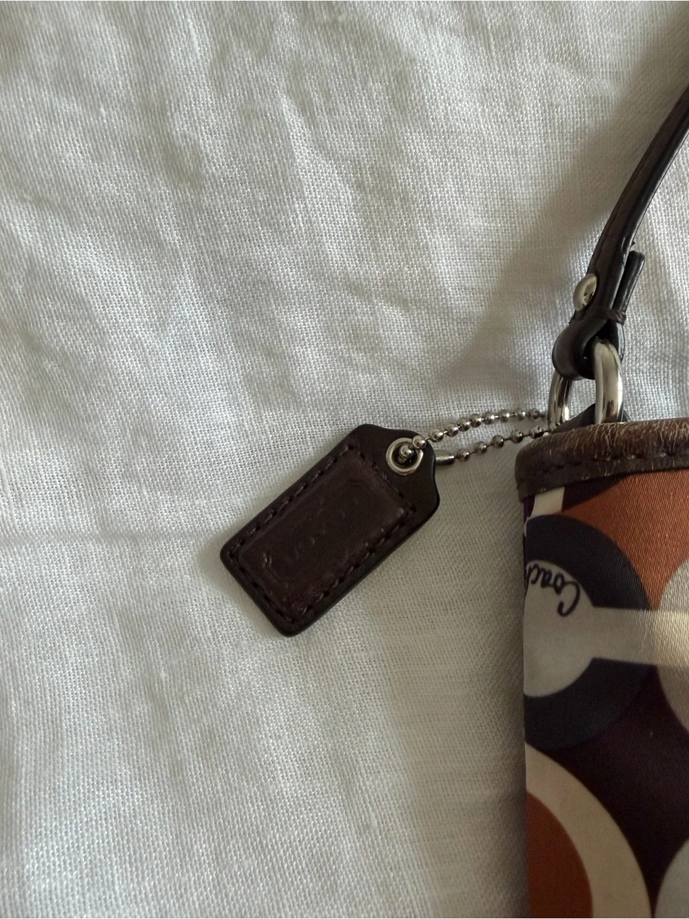 Vintage Y2K Coach Mini Purse Brown & Purple